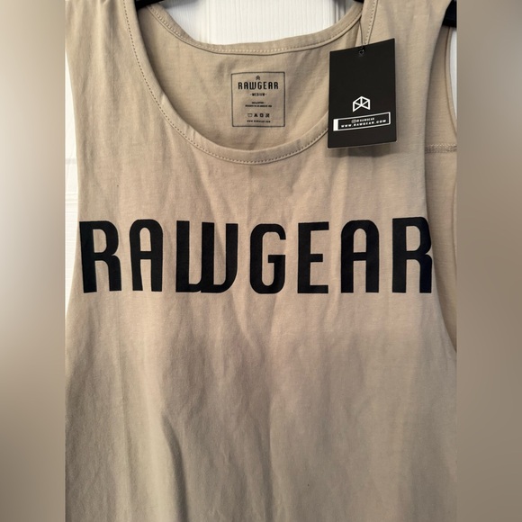 RAWGEAR Men’s Tan Tank Top Size Medium - Picture 6 of 8